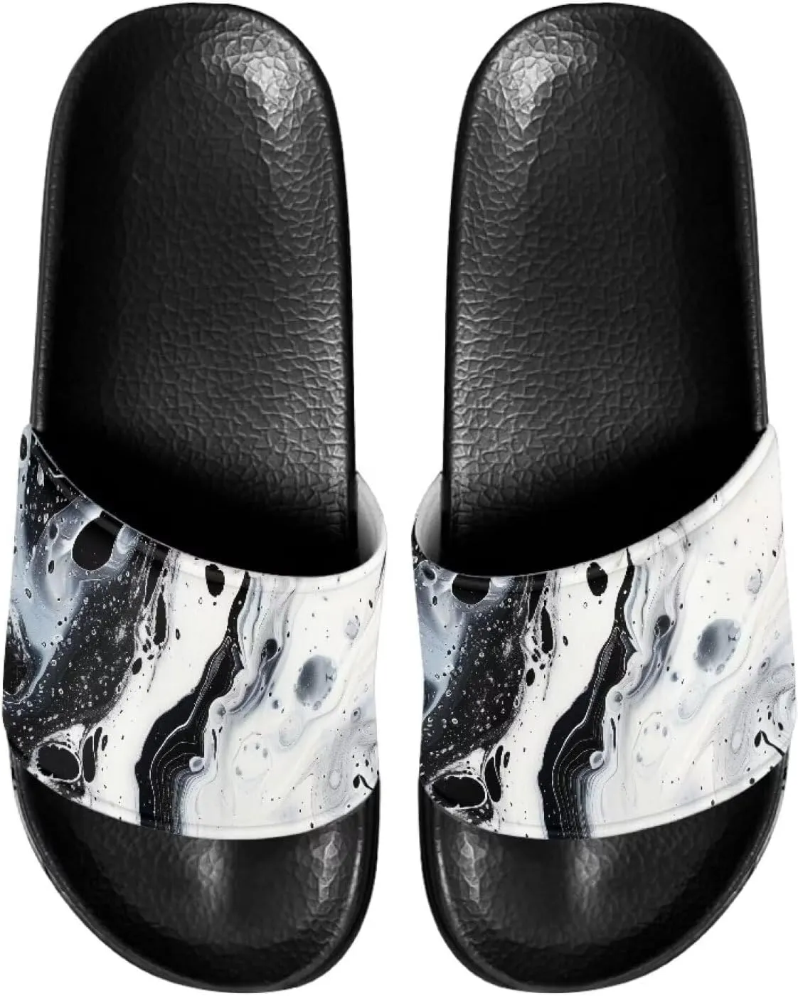 Women's Summer Slippers Casual Lightweight Flat Sandals Beach Comfortable Non Slip Shoes Summer Open Toe Sandals