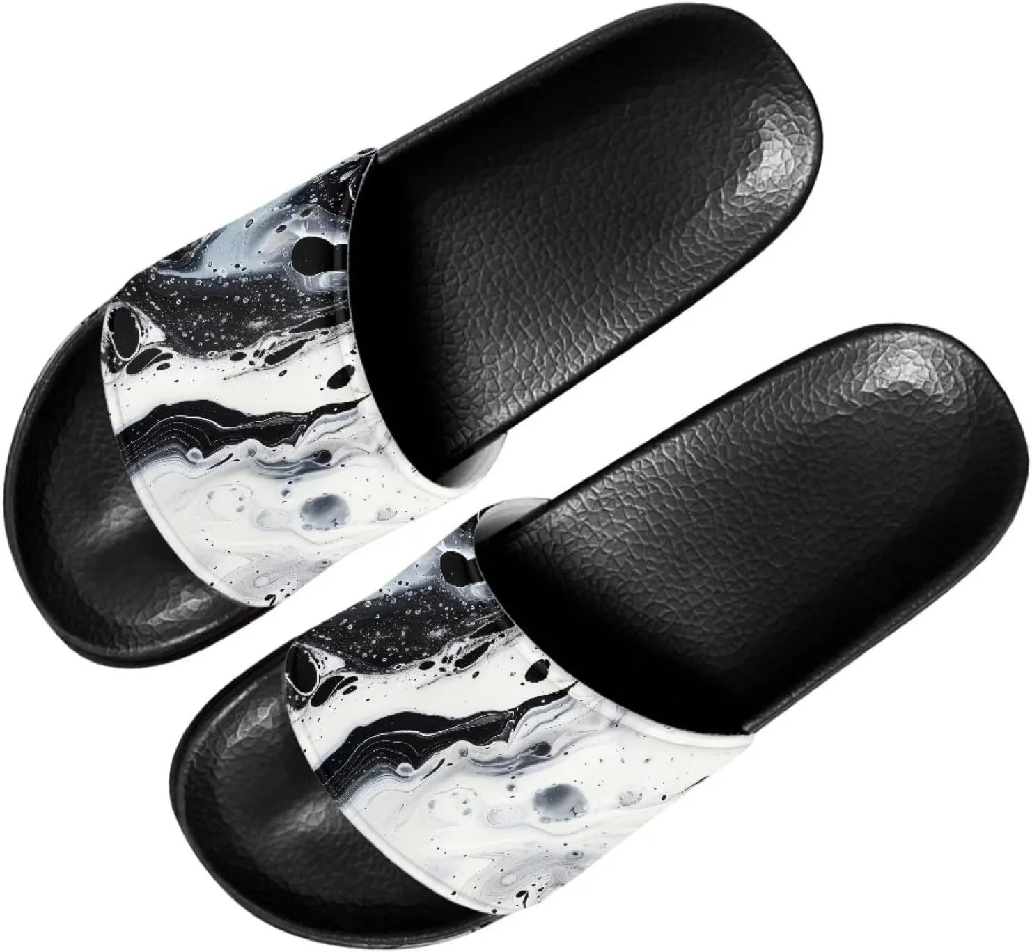 Women's Summer Slippers Casual Lightweight Flat Sandals Beach Comfortable Non Slip Shoes Summer Open Toe Sandals