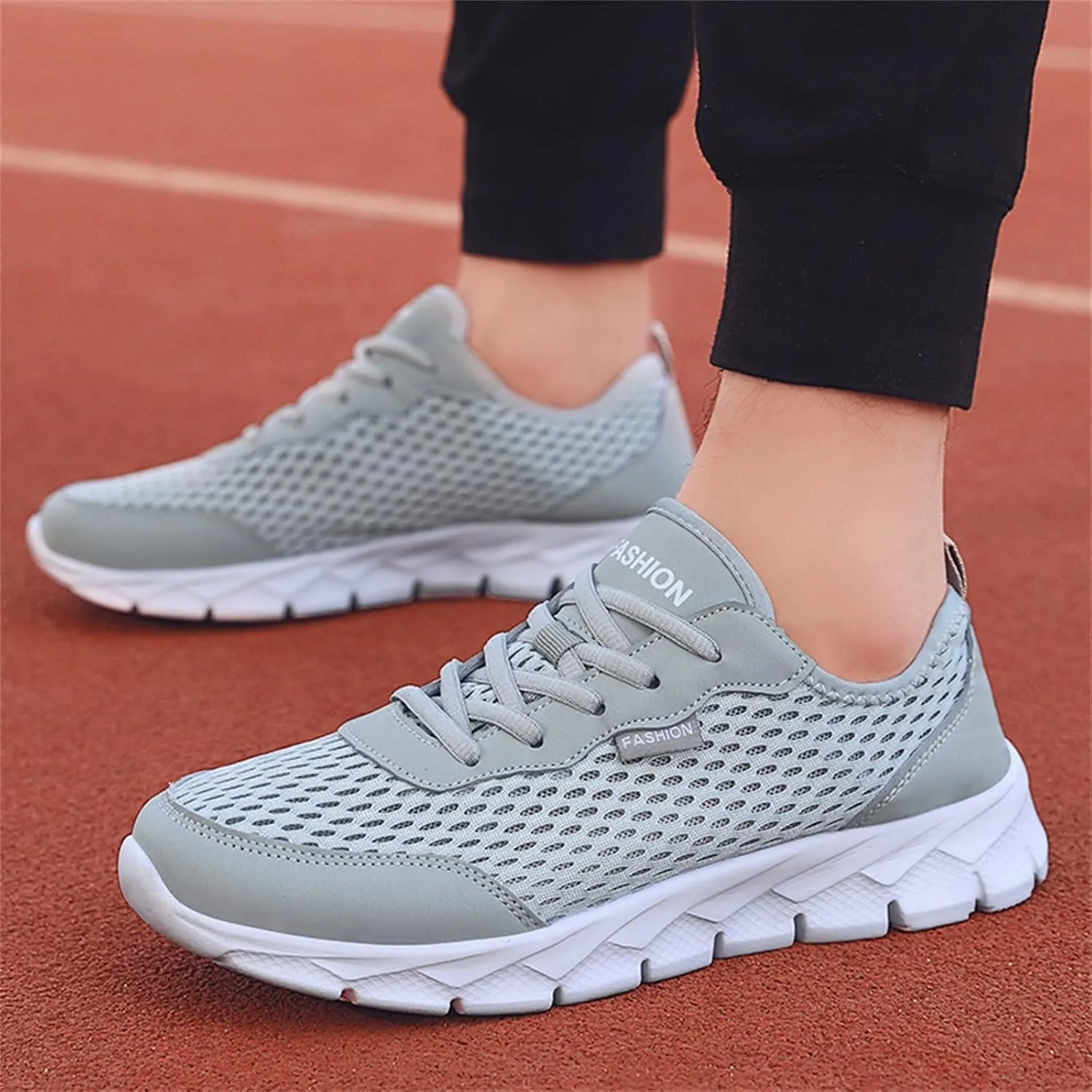 Womens Walking Shoes Lace Up Lightweight Memory Foam Cheer Walking Shoes Women Workout Slip On Shoes Casual Men's Fashion Sneakers White Tennis Shoe Trainers Shoe