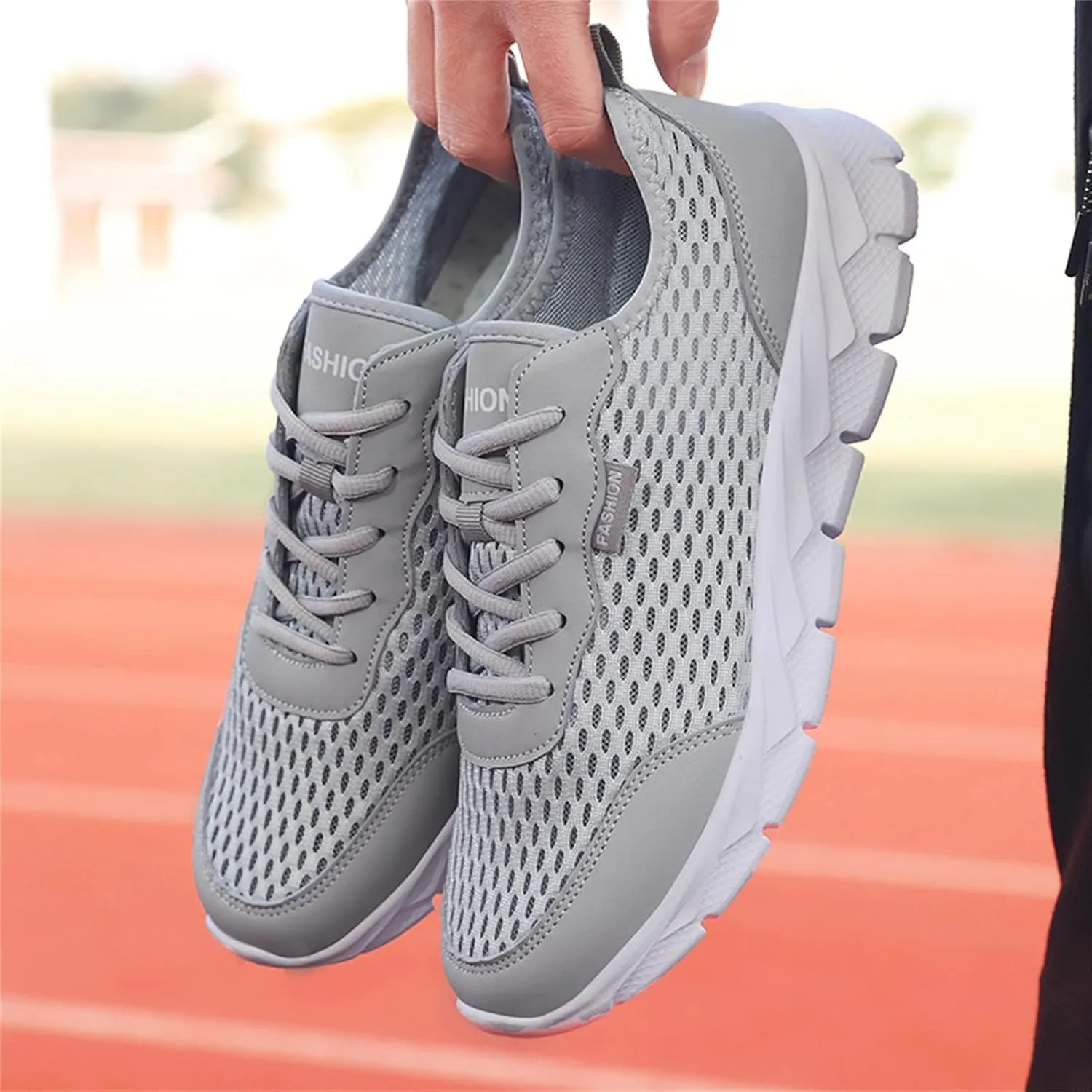 Womens Walking Shoes Lace Up Lightweight Memory Foam Cheer Walking Shoes Women Workout Slip On Shoes Casual Men's Fashion Sneakers White Tennis Shoe Trainers Shoe