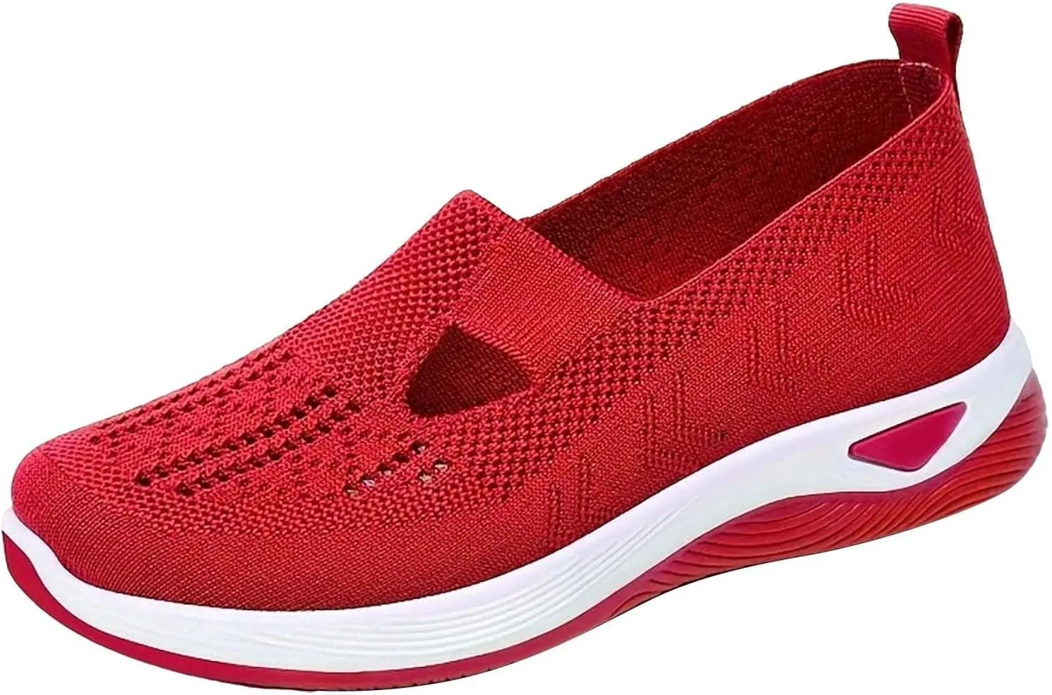 Women's Woven Orthopedic Breathable Soft Shoes Tennis Shoes Womens Wide Feet Casual Work Shoes Platform Sneakers White Tennis Shoe Loafers Dress Shoe