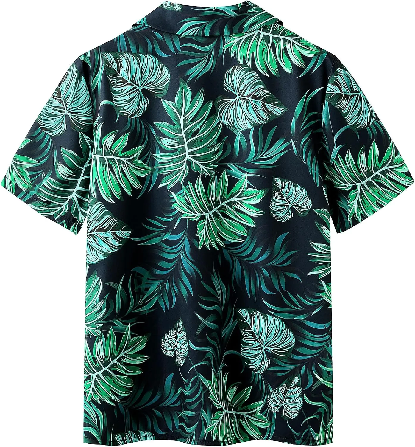 ZXZY Women Summer Hawaii Shirts Soft Cool Floral Tropic Print Short Sleeve Button Up Tops T-Shirt